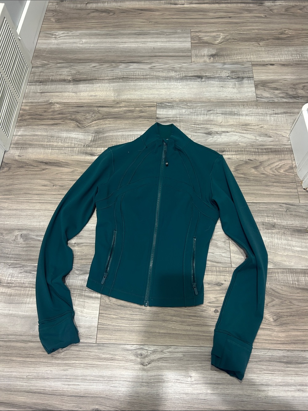 lululemon athletica Deep Teal Zip-Up Bomber Jacket